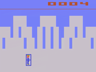 Superman title screen for Atari 2600